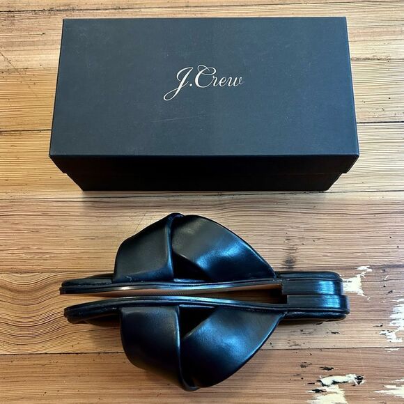 J. Crew Menorca padded cross-strap sandals in leather. Size 8. NWT, NIB. - Picture 7 of 12